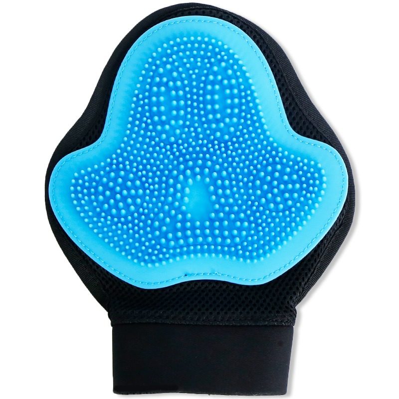 Bath Massage Glove - Silicone grooming glove for scrubbing and shedding
