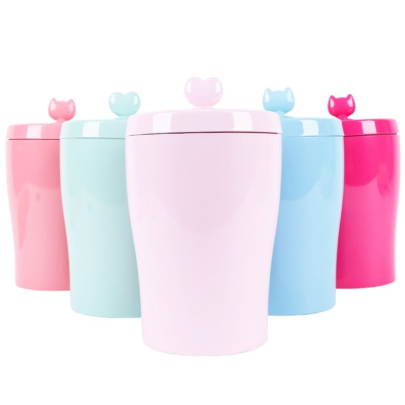 Curve Food Storage Bin - Slim curved storage bin in five macaron colors