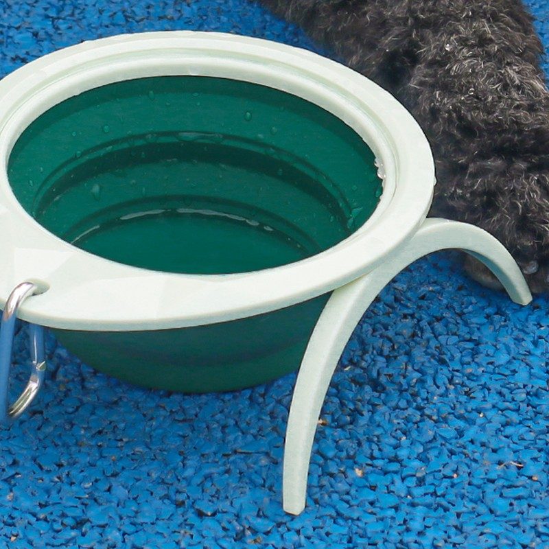 Diamond Folding Bowl - Diamond-texture collapsible bowl for travel