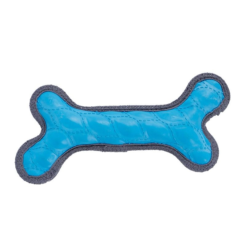 Floating Tug & Fetch Bone Toy - Tough outside, soft on teeth — floats, tugs and flies