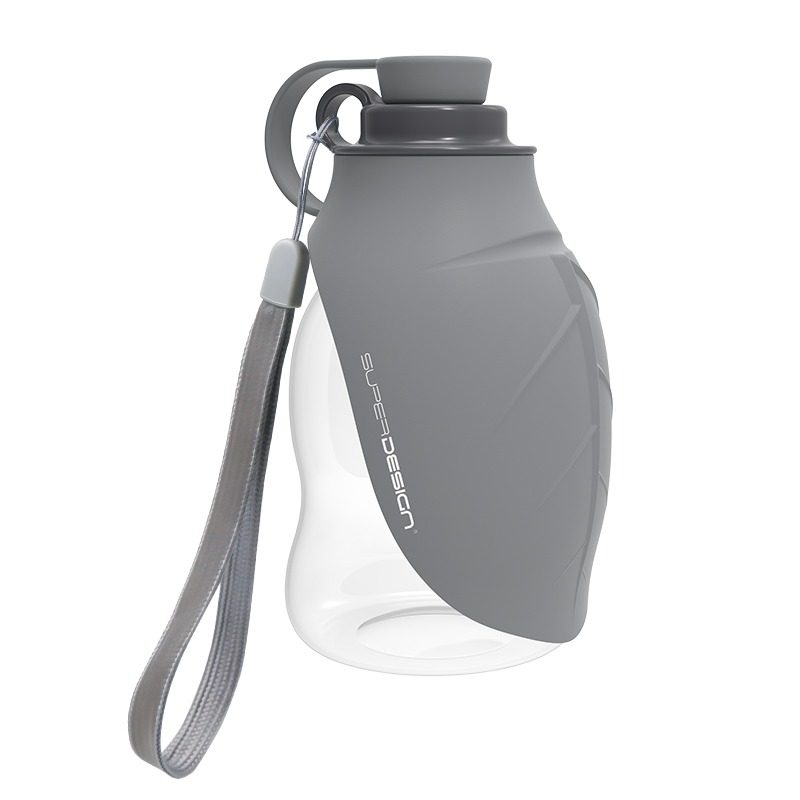 Mini Leaf Water Bottle - Pocket-size bottle with a fold-out leaf cup